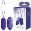 Prettylove Remote Controlled Silicone Vibrating Egg BI-014362W-9L