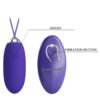 Silicone Vibrating Egg BI-014362W-9L