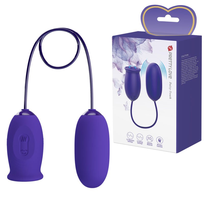 Prettylove Licking Egg Vibrator BI-014749L Vibration Sex Egg