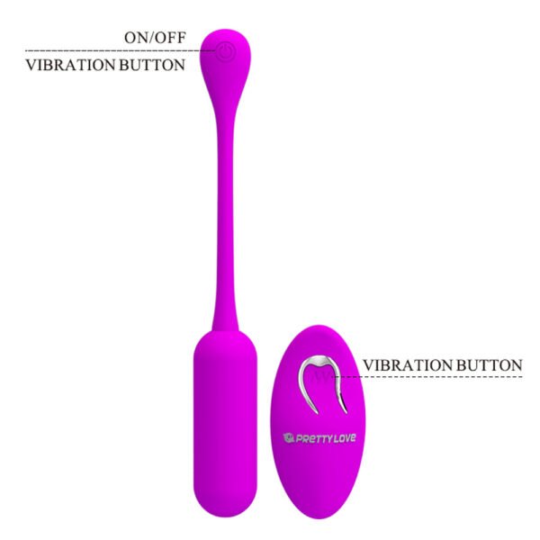 Remote Controlled Egg Vibrator BI-014867W
