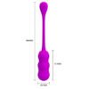 Remote Controlled Egg Vibrator BI-014868W