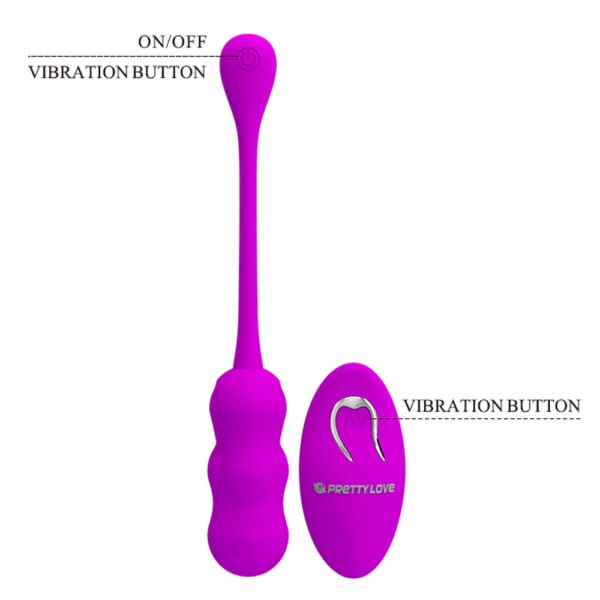 Remote Controlled Egg Vibrator BI-014868W
