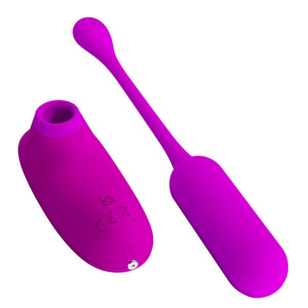 Remote Controlled Suction Egg Vibrator