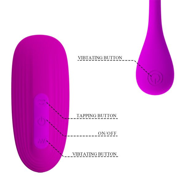 Remote Controlled Suction Egg Vibrator