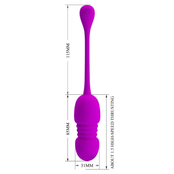 Remote Thrusting Sex Egg Vibrator