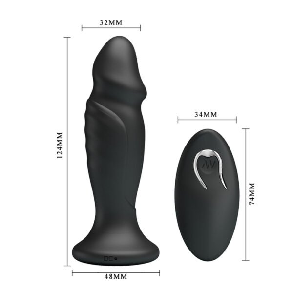 Wireless Dildo Anal Vibrator BI-040085W-MR