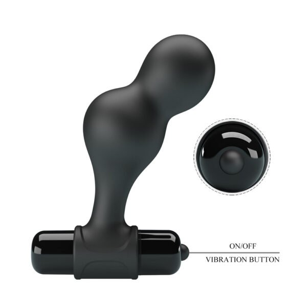 Silicone Vibrating Anal Plug