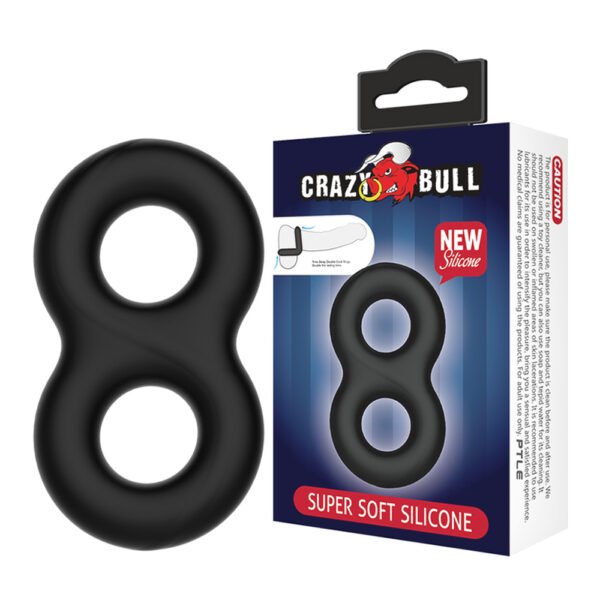 Crazybull 2in1 Cock Ring BI-210185