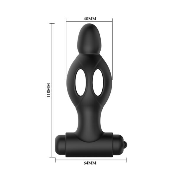 Silicone Vibrating Anal Plug