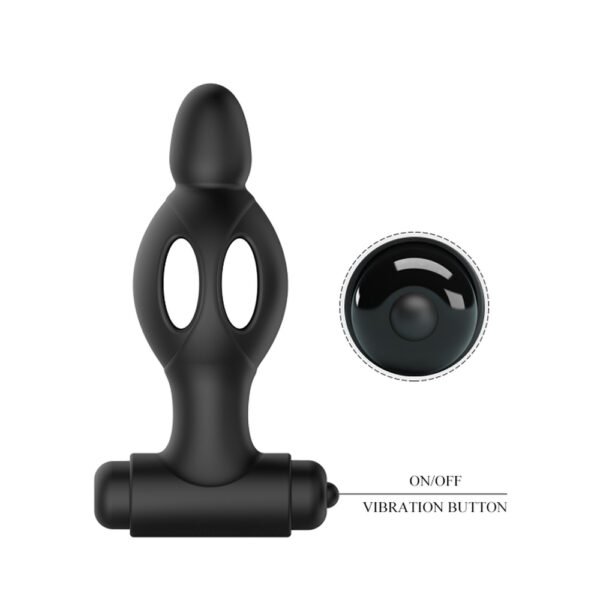 Silicone Vibrating Anal Plug