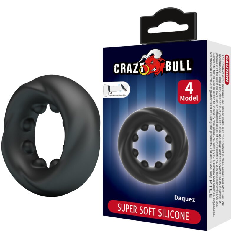 Crazybull Silicone Gear Cock Ring BI-210354