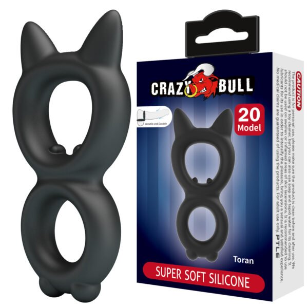Crazybull Cat Ear Cock Ring BI-210365