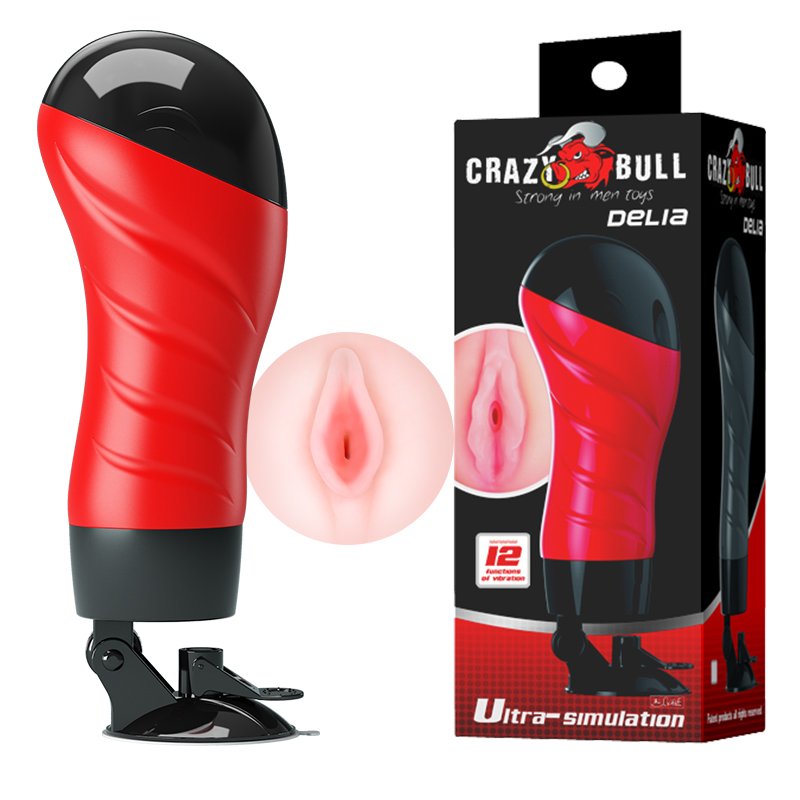 Crazybull Vibrating Masturbation Cup BM-00900T46Z