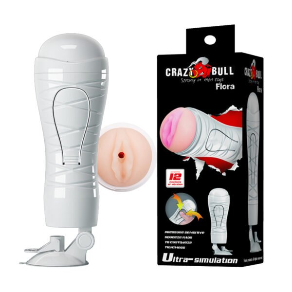 Crazybull Vibrating Anal Masturbation Cup BM-00900T48Z