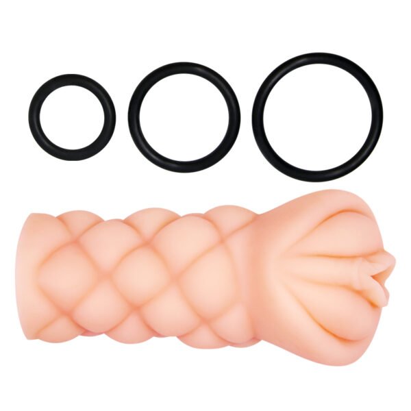 Pocket Vagina With 3 Cock Rings