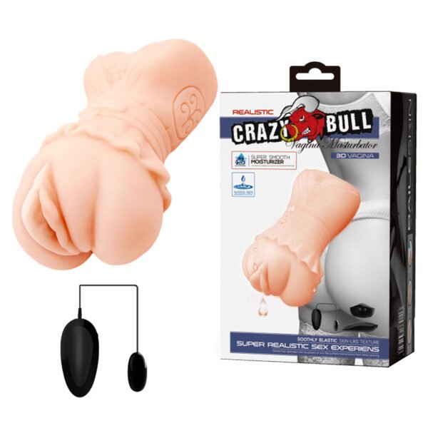 Crazybull Vibrating Pocket Vagina BM-009198ZK