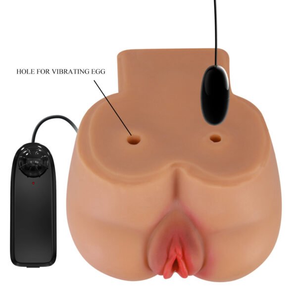 Vibrating Lifelike Brown Ass - Kylie BM-009246Z-1