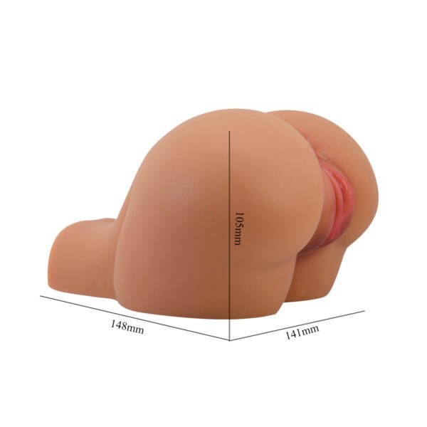 Vibrating Lifelike Brown Ass - Kylie BM-009246Z-1