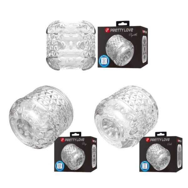 Prettylove Crystal Soft Stroker BM-009253MN Glans Trainer