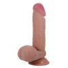 8.1" Sliding Skin Keel Dildo