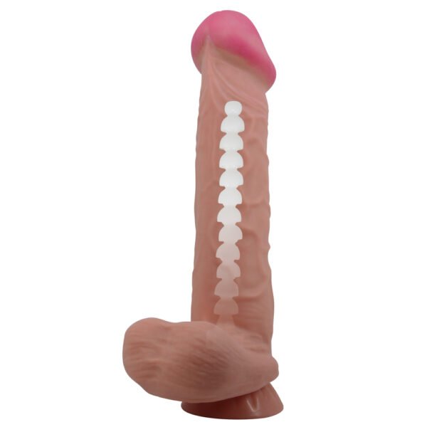 10.2" Sliding Skin Keel Dildo