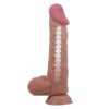 9.4" Sliding Skin Keel Dildo