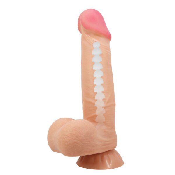 8.5" Sliding Skin Keel Dildo