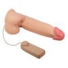 8.5" Vibrating Slide Skin Keel Dildo
