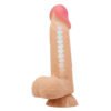 8.1" Sliding Skin Keel Dildo