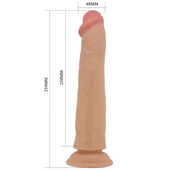 10" Keel Sliding Skin Dildo