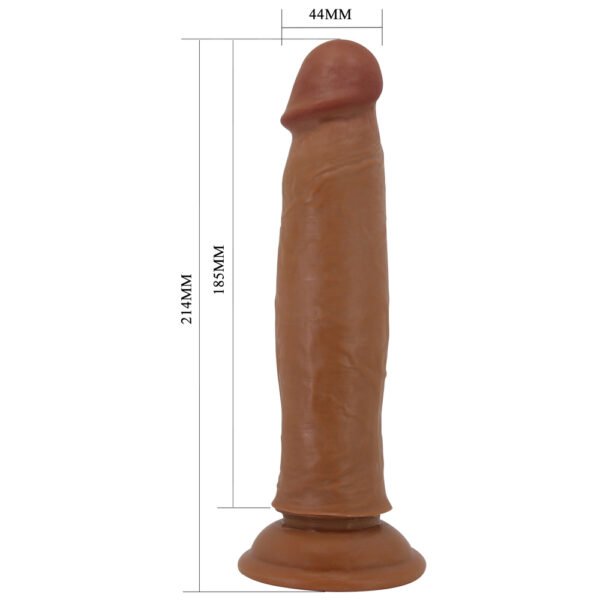 8.4" Sliding Skin Keel Dildo