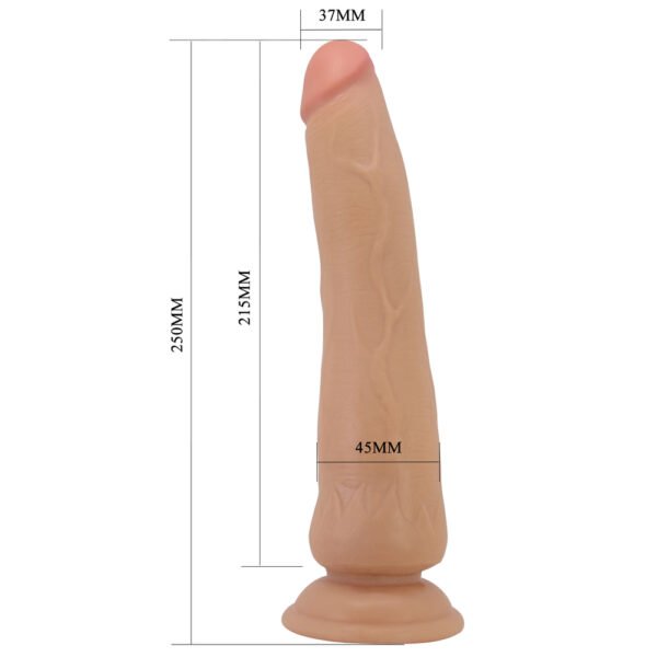 9.8" Sliding Skin Dildo