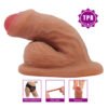 5.1" Brown Realistic Cock