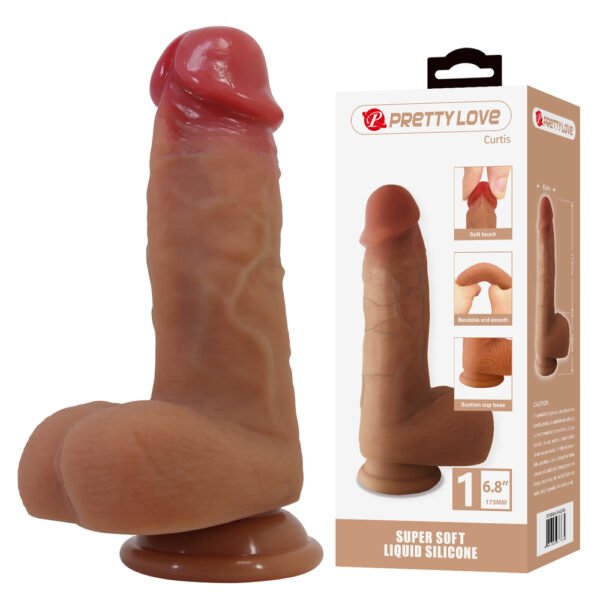 Prettylove 6.8" Silicone Stocky Dildo BW-008138N