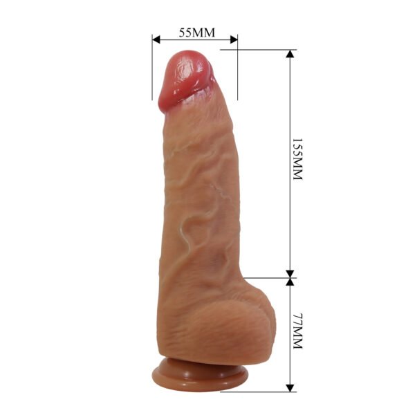 9.1" Liquid Silicone Lifelike Dong - Najm