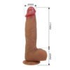9.2" Liquid Silicone Lifelike Dong - Orten