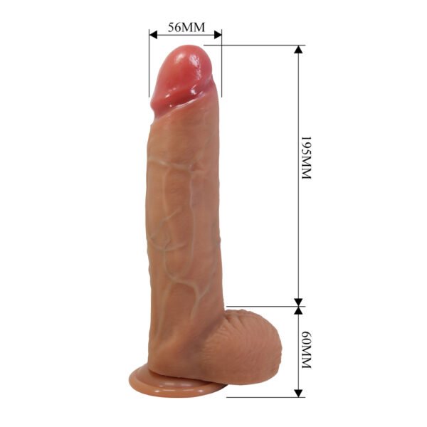 10" Liquid Silicone Lifelike Dong - Mendel
