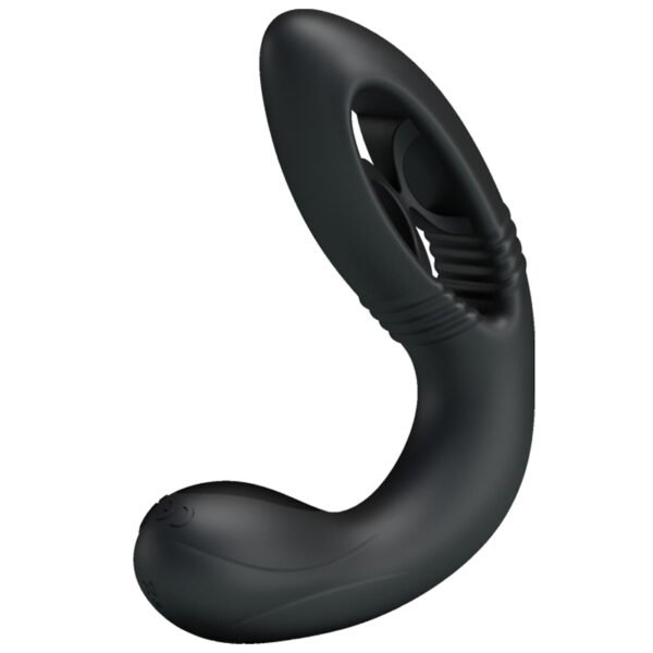 Vibrating Hollow Anal Plug LKS206