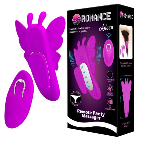 Natural Emotion Butterfly Strap On Vibrator MC35