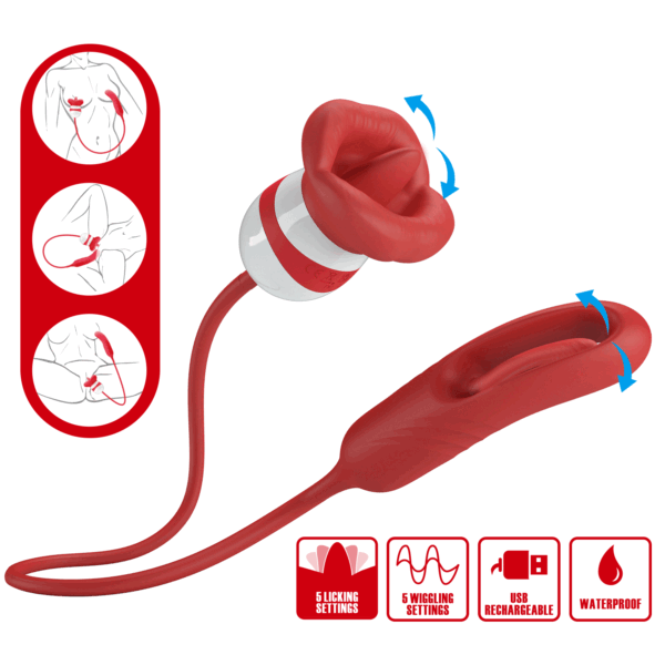 Licking Rose Vibrator MC62