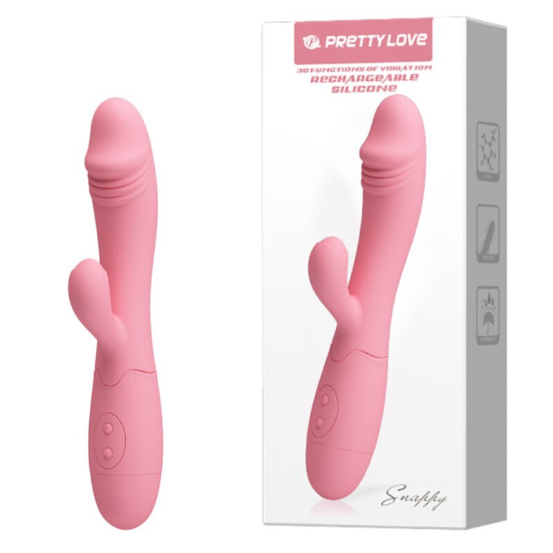 BI-014173A Prettylove Dildo Shape Jack Rabbit Vibrator BI-014173A