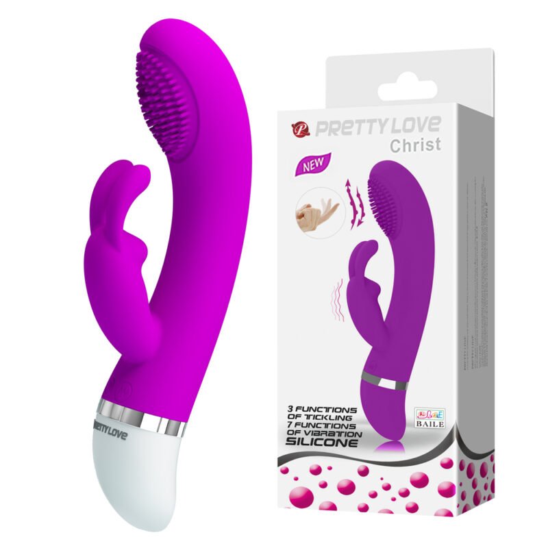 Prettylove Brush Head Rabbit Vibrator BI-014320