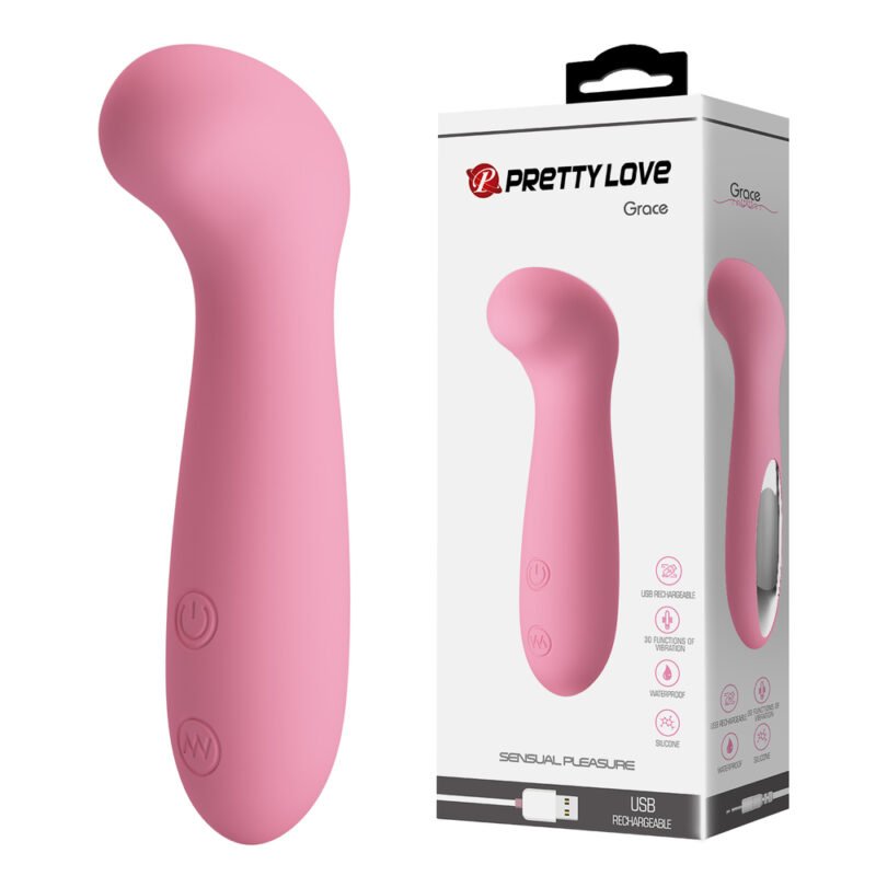 Prettylove Pink Massager Vibrator BI-014359