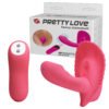 Prettylove Clamshell Strap On Dildo Vibrator BI-014368