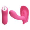 Wireless Clamshell Strap On Dildo Vibrator