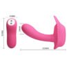 Wireless Clamshell Strap On Dildo Vibrator