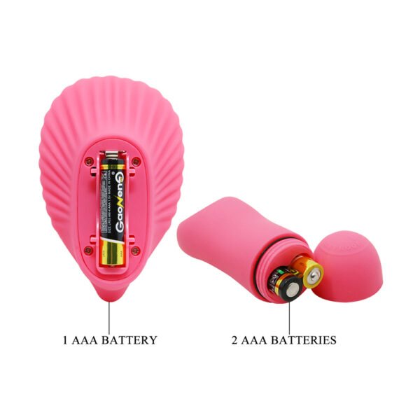 Wireless Clamshell Strap On Dildo Vibrator