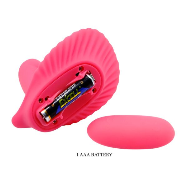Wireless Clamshell Strap On Dildo Vibrator