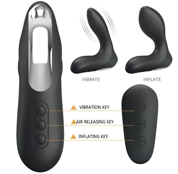 Wireless Inflatable Anal Vibrator