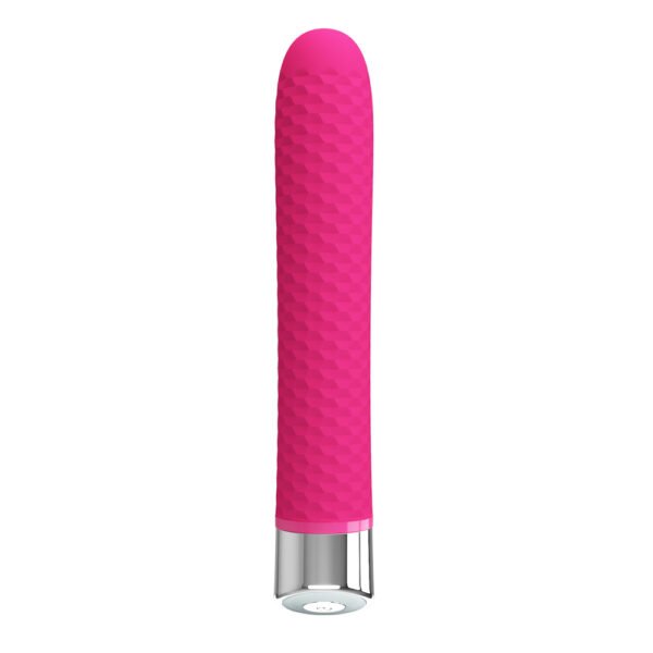 6.5" Textured Grid Clit Vibrator BI-014613